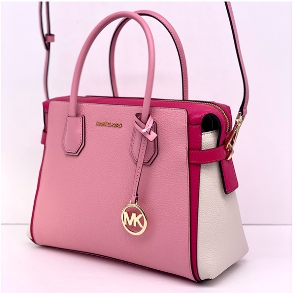 Michael Kors Mercer Medium Top Zip Belted
Satchel Crossbody Electric Pink - Picture 13 of 13
